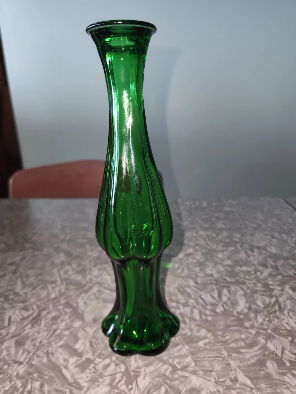 Avon Emerald Green Tall Bud Vase